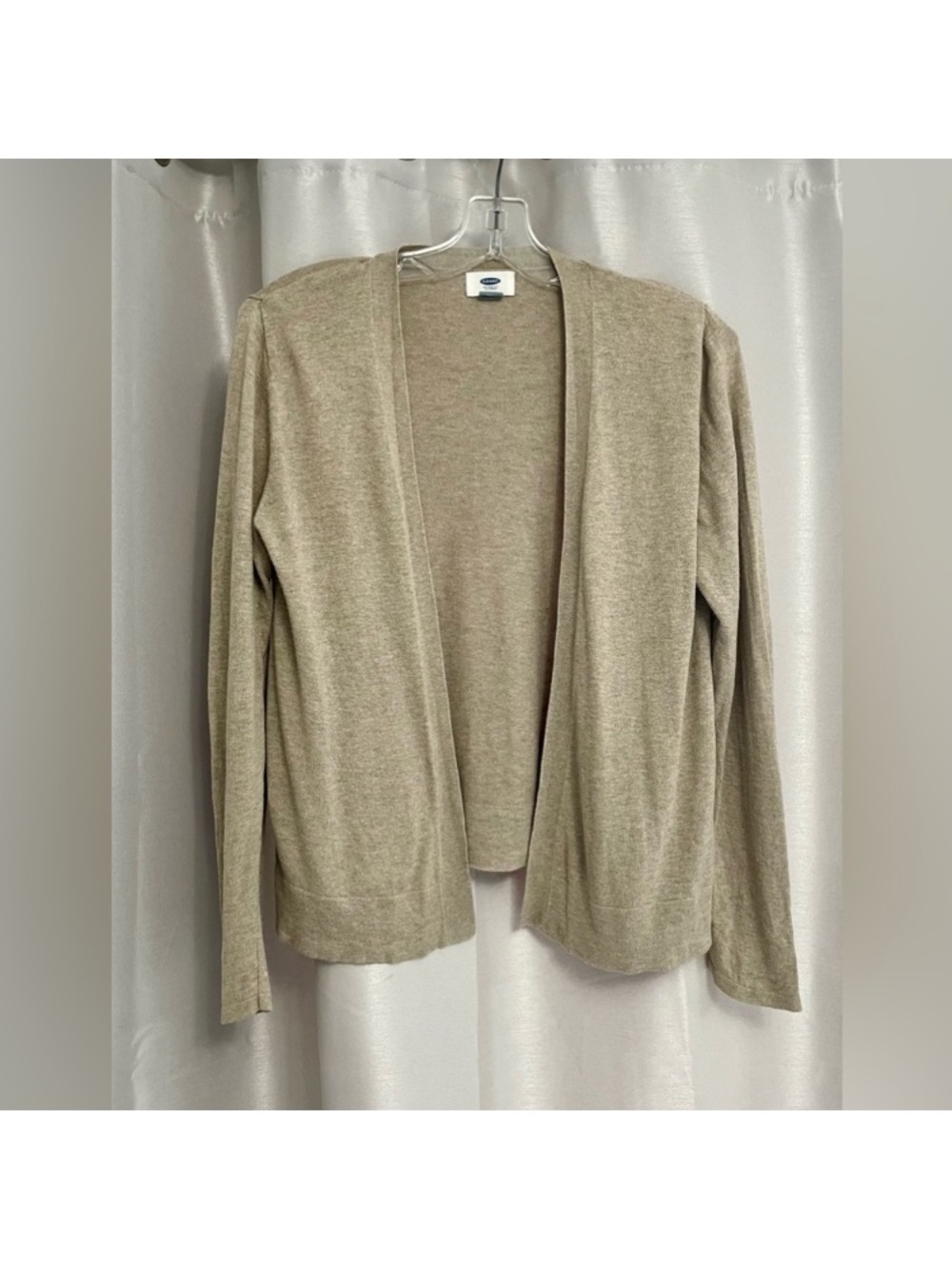 Classic Open-Front Women's Cardigan Sweater - Taupe